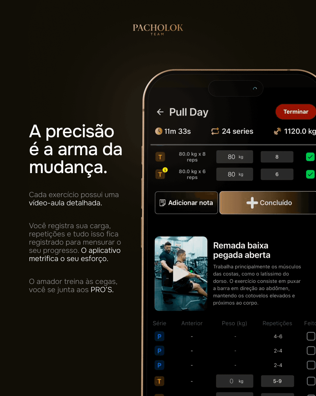 App Pacholok Team — tela 4