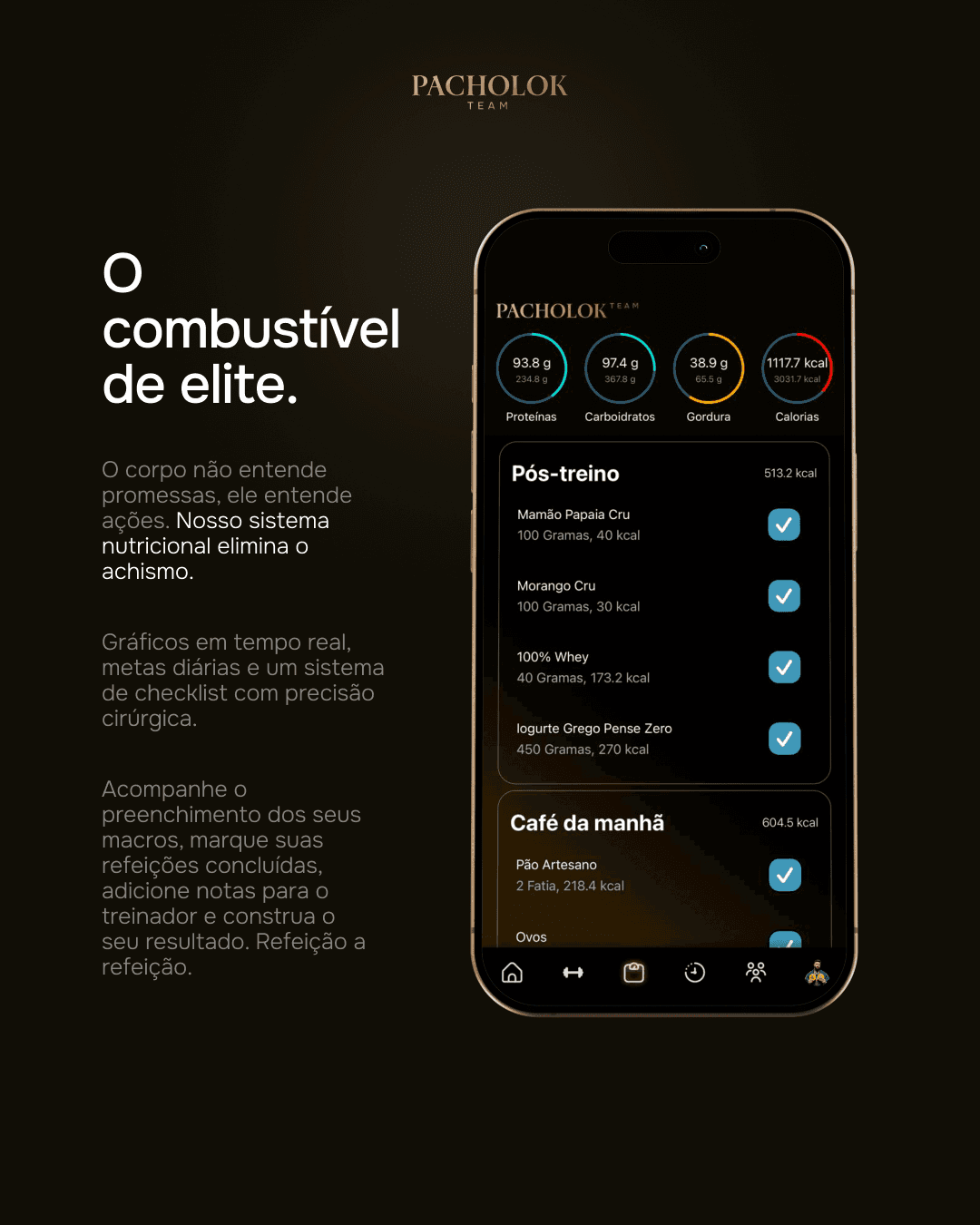 App Pacholok Team — tela 5