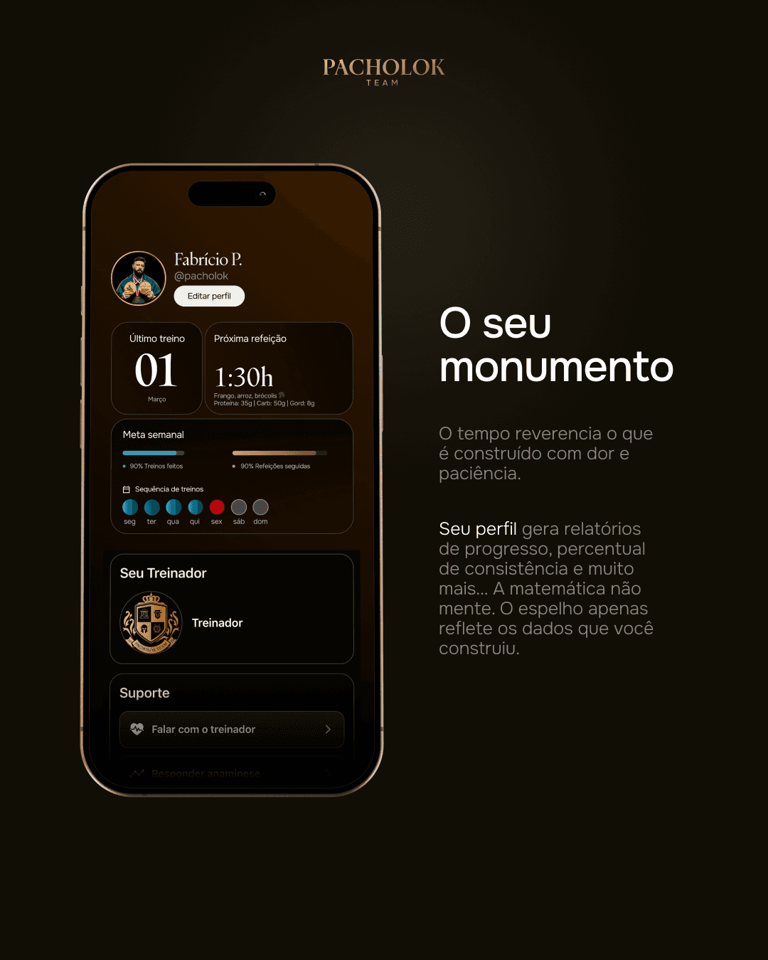 App Pacholok Team — tela 8